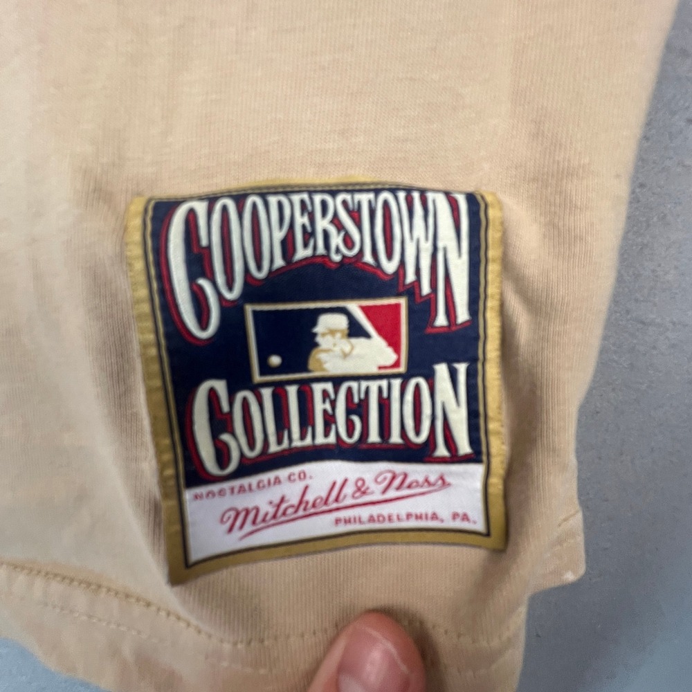 Mitchell & Ness NY Yankees T-Shirt Mens XL Tan 1996 World Series Champions - Picture 6 of 14